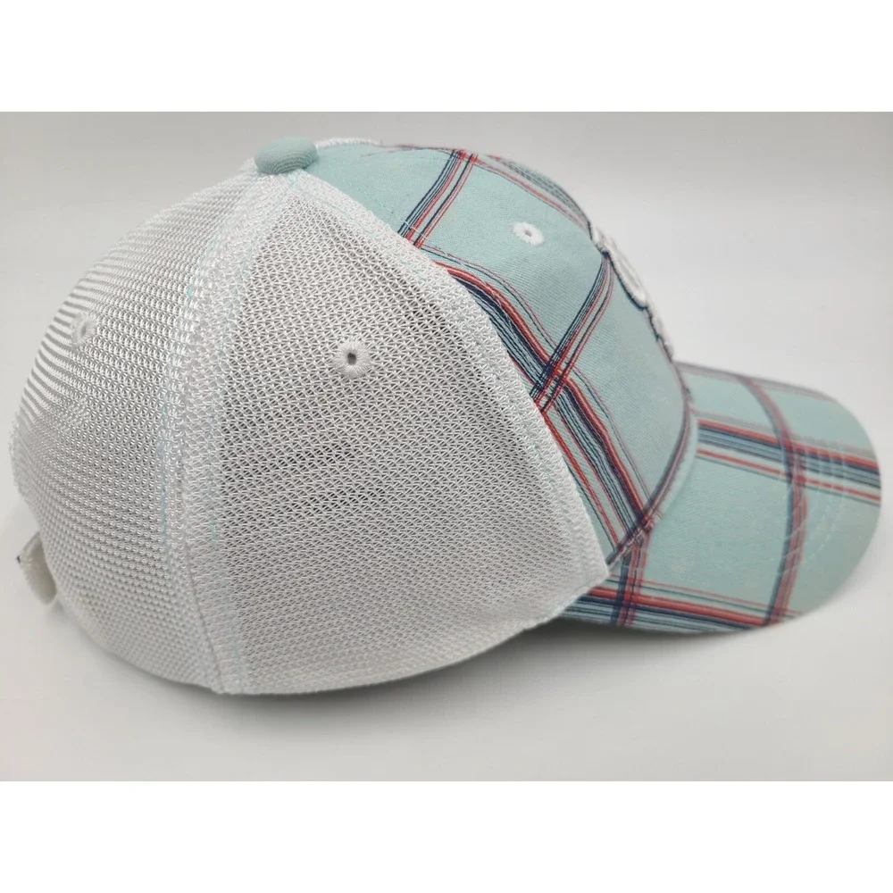 St Louis Cardinals Plaid US Cellular Mesh Adjustable Hat Cap Men Women MLB Blue